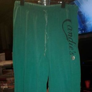 Green jogger pants